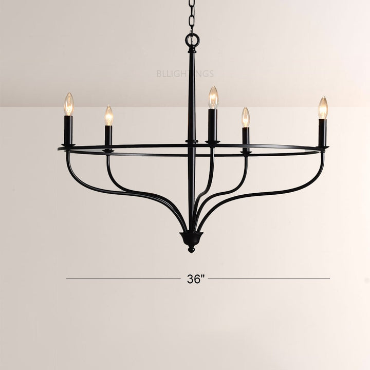 Roscaio Round Metal Chandelier
