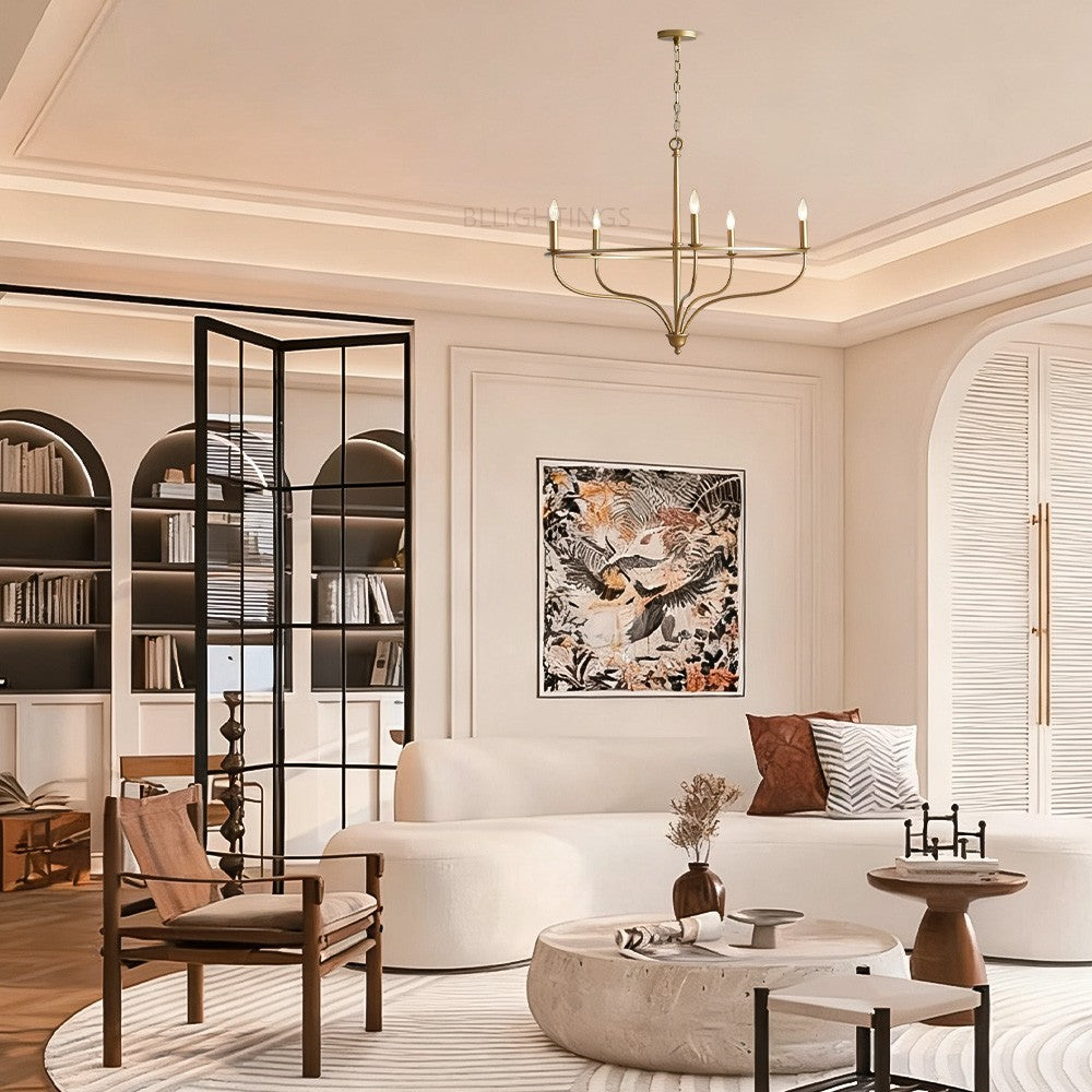 Roscaio Round Metal Chandelier