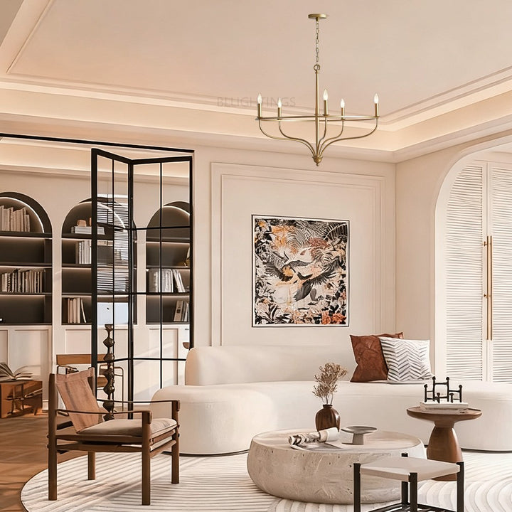 Roscaio Round Metal Chandelier