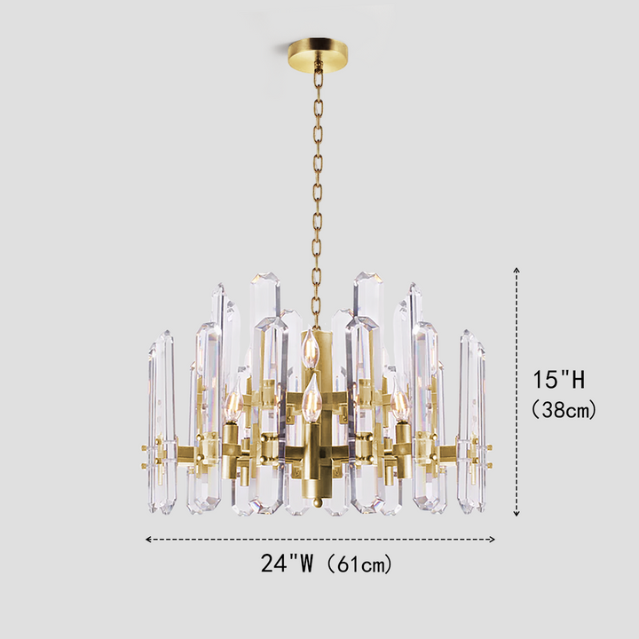 Abigail Crystal Round Chandelier