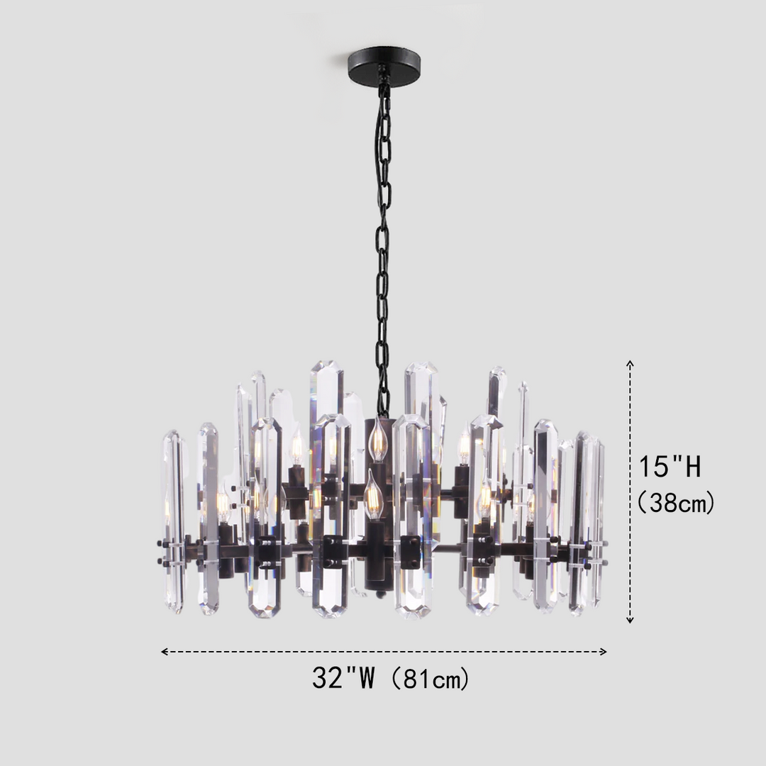 Abigail Crystal Round Chandelier