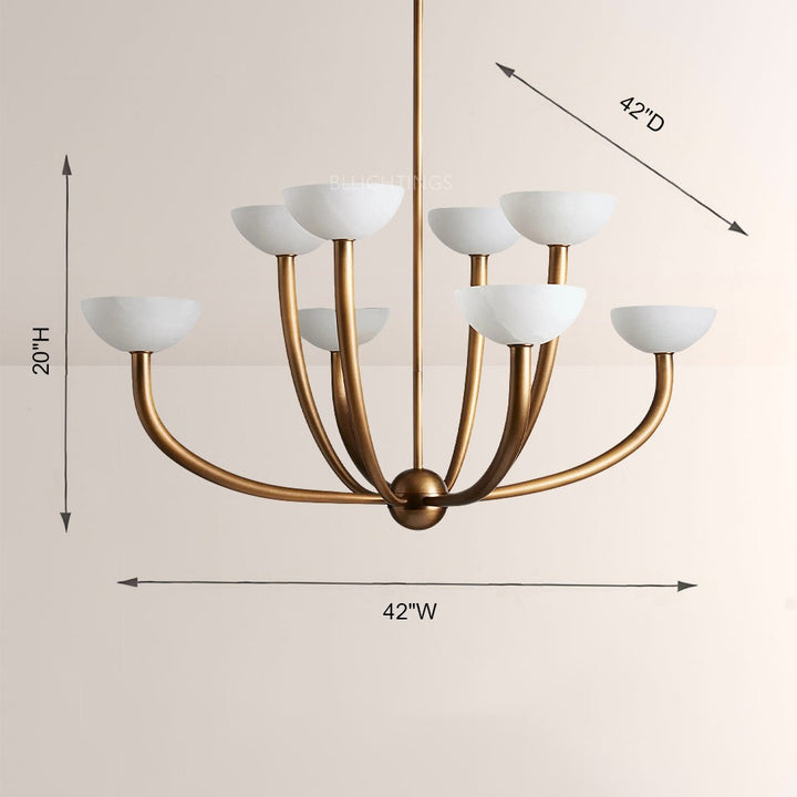 Saguaro Alabaster Chandelier