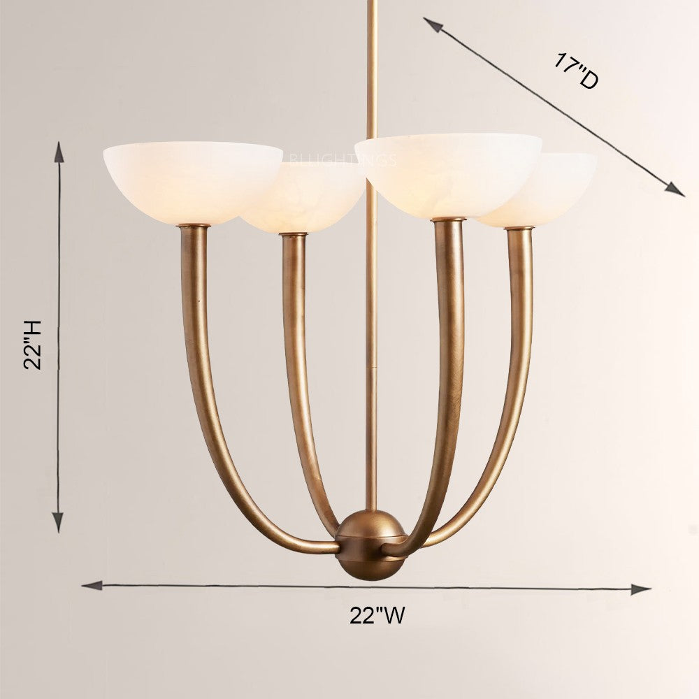 Saguaro Alabaster Chandelier