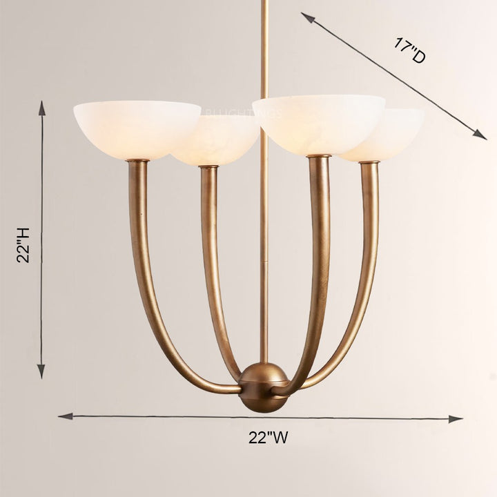 Saguaro Alabaster Chandelier