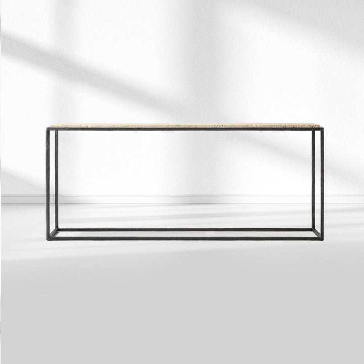 Salvidor Stone Console Table