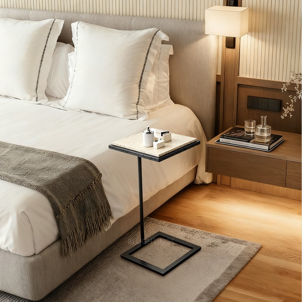 Salvidor Stone Rectangular C Table