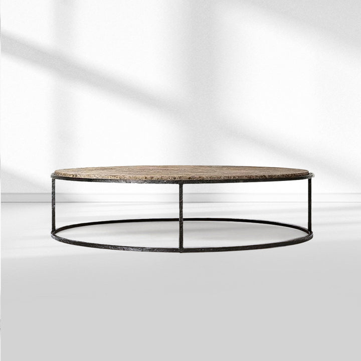 Salvidor Stone Round Coffee Table