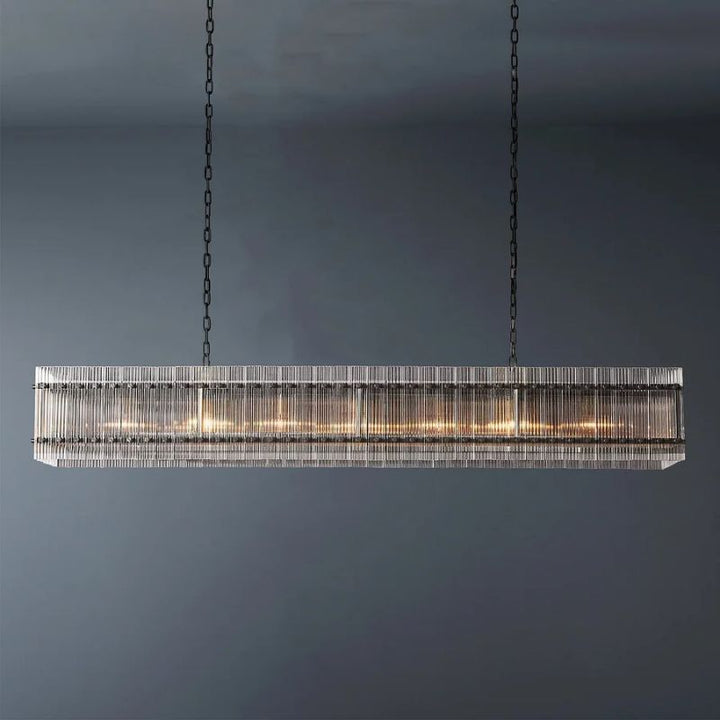 Sanma Rectangular Chandelier 72"