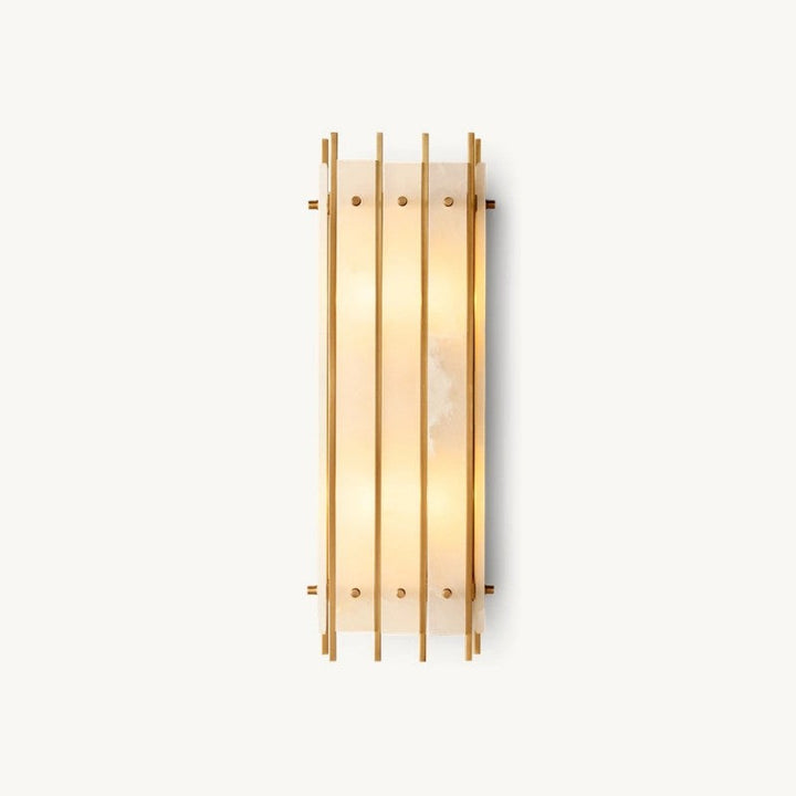Mervin Alabaster Grand Rectangular Sconce