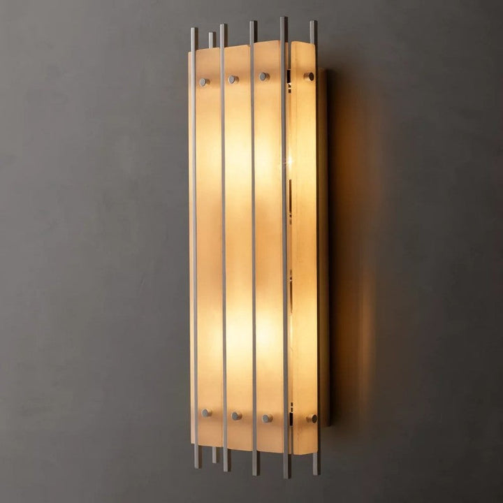 Mervin Alabaster Grand Rectangular Sconce