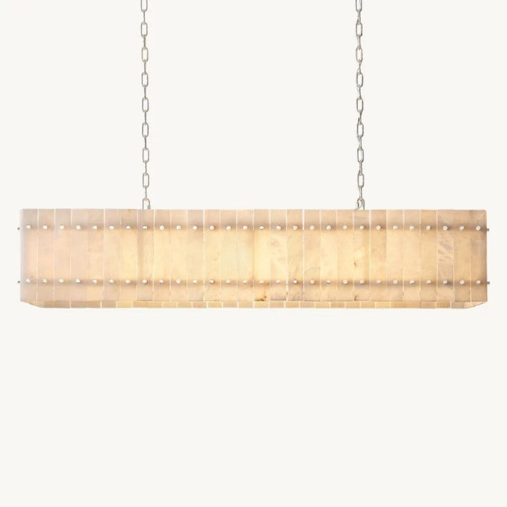 Mervin Alabaster Linear Chandelier 54"