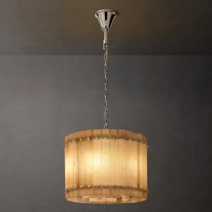 Mervin Alabaster Round Chandelier 22"