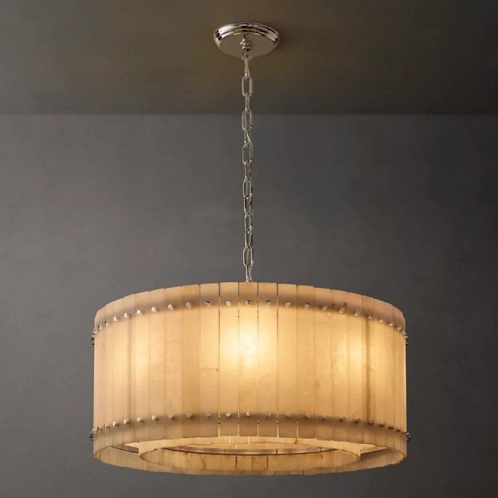 Mervin Alabaster Round Chandelier 37"