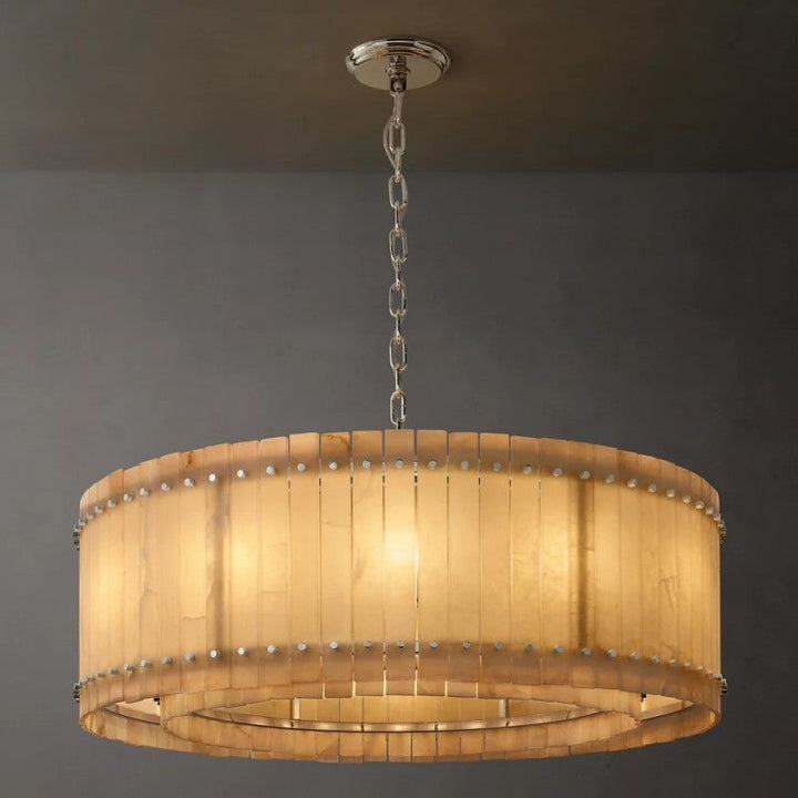 Mervin Alabaster Round Chandelier 48"