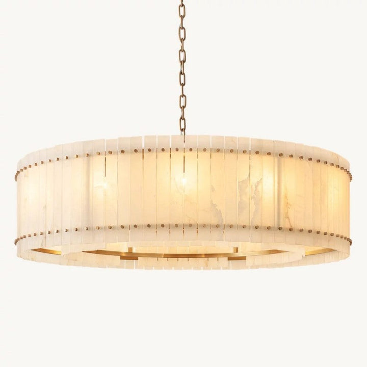 Mervin Alabaster Round Chandelier 60"