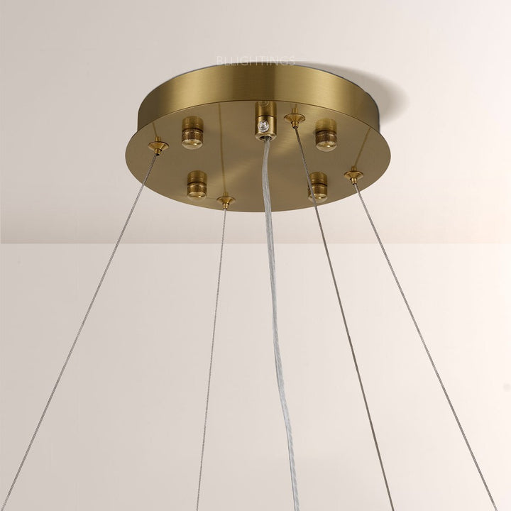 Sawyer Alabaster Round Chandelier