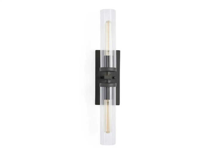 Saxon 2-Light Glass Wall Sconce
