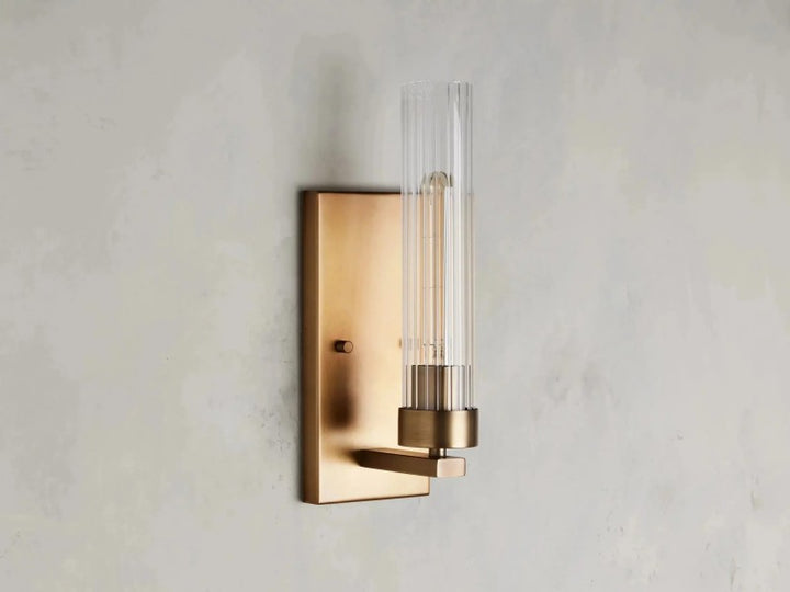 Saxon Glass Wall Sconce