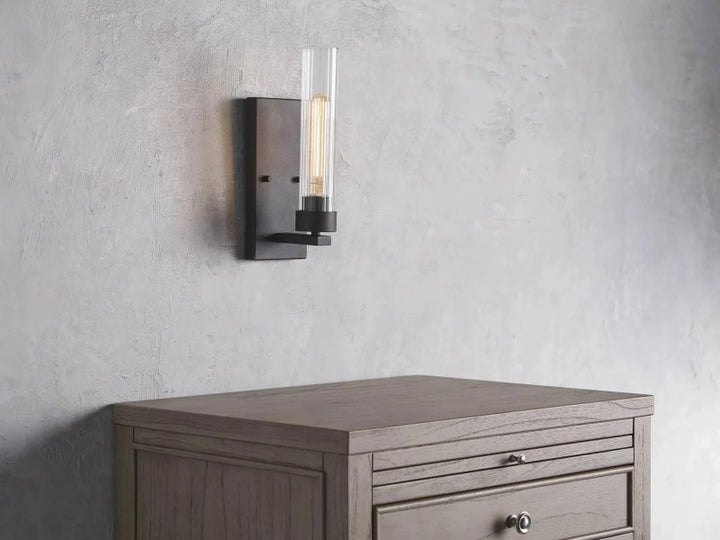 Saxon Glass Wall Sconce