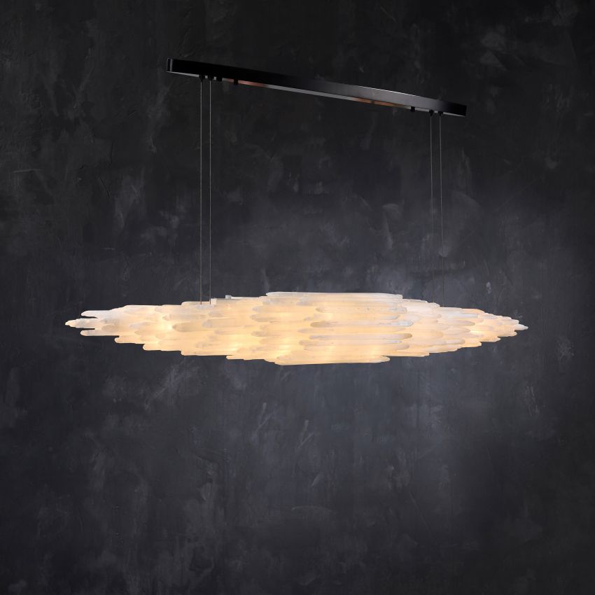 Shahida Selenite Chandelier