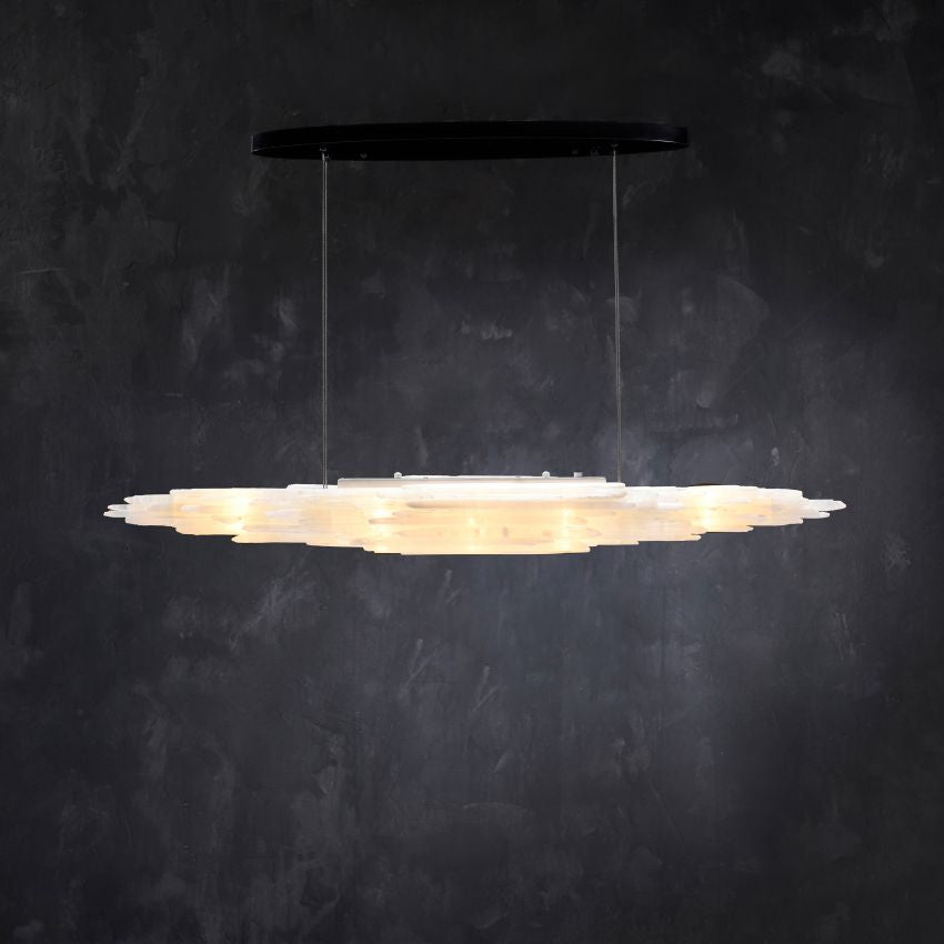 Shahida Selenite Chandelier