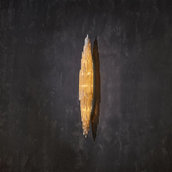 Shahida Selenite Wall Sconce