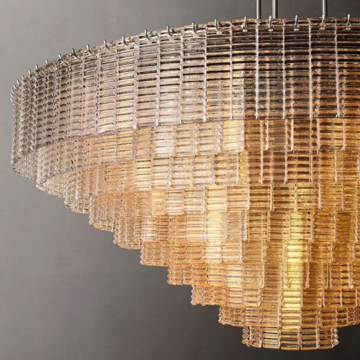 Shakiesha Clear Round Chandelier 65"