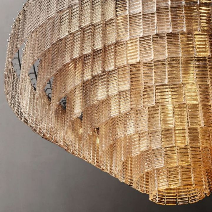 Shakiesha Clear Round Chandelier 65"