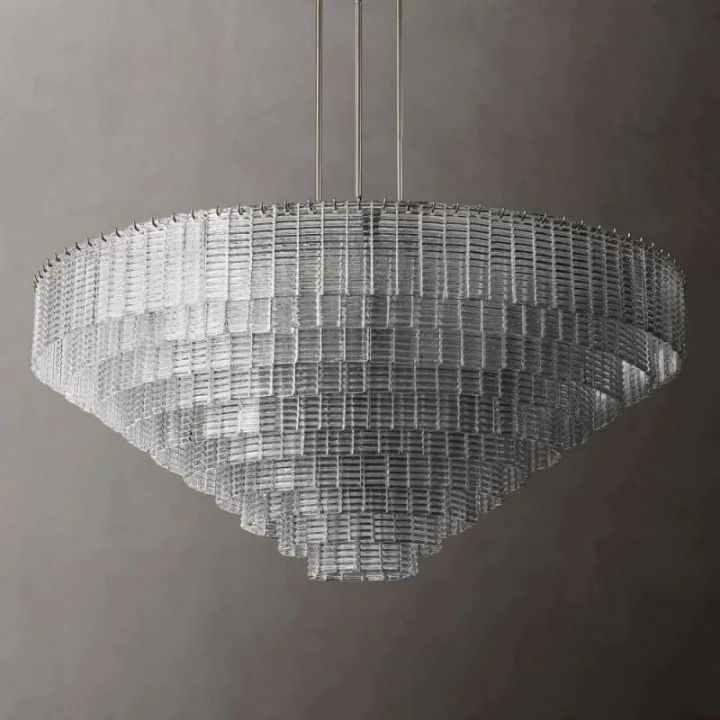 Shakiesha Clear Round Chandelier 65"