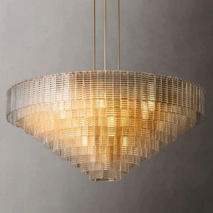 Shakiesha Clear Round Chandelier 65"
