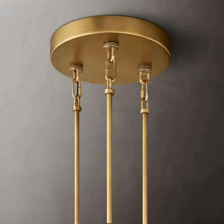 Shakiesha Clear Round Chandelier 65"