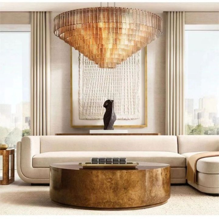 Shakiesha Clear Round Chandelier 65"