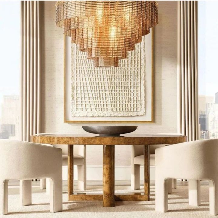 Shakiesha Clear Round Chandelier 65"