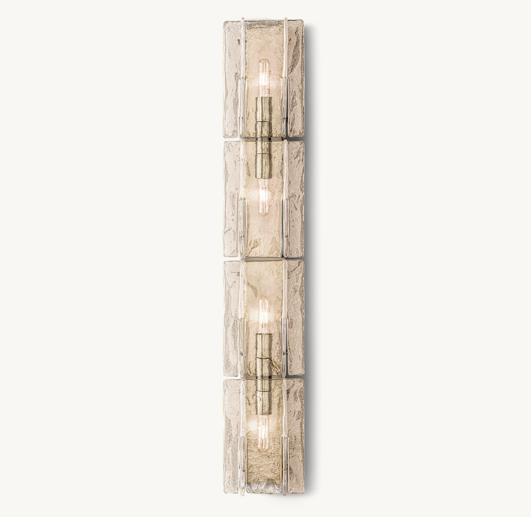 Sharon Clear Glass Grand Sconce