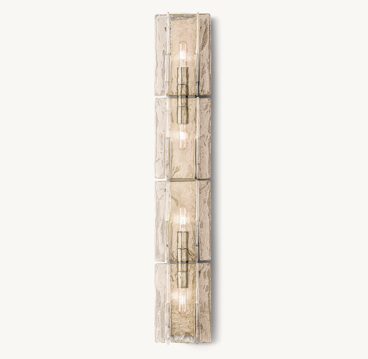 Sharon Clear Glass Grand Sconce