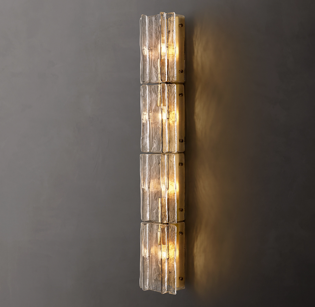Sharon Clear Glass Grand Sconce