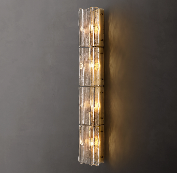 Sharon Clear Glass Grand Sconce