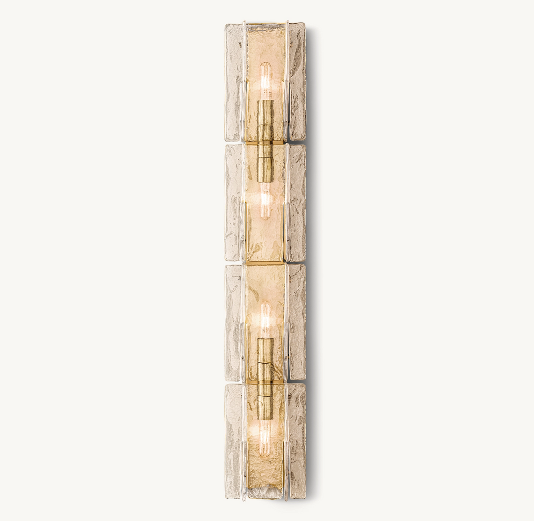 Sharon Clear Glass Grand Sconce