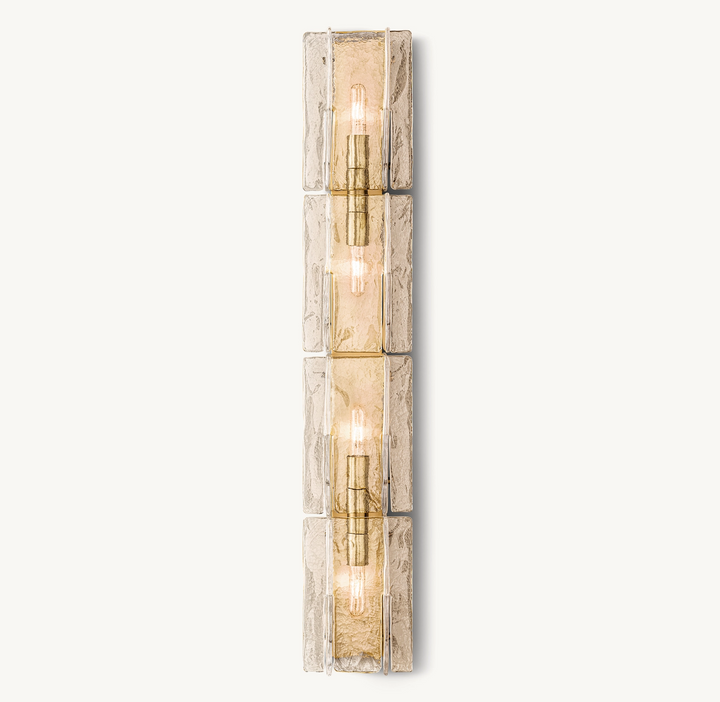 Sharon Clear Glass Grand Sconce