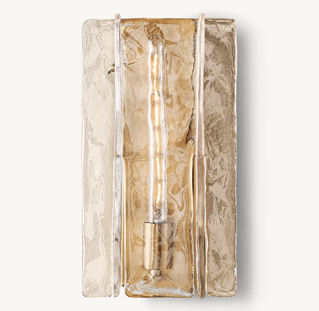 Sharon Clear Glass Sconce 15"