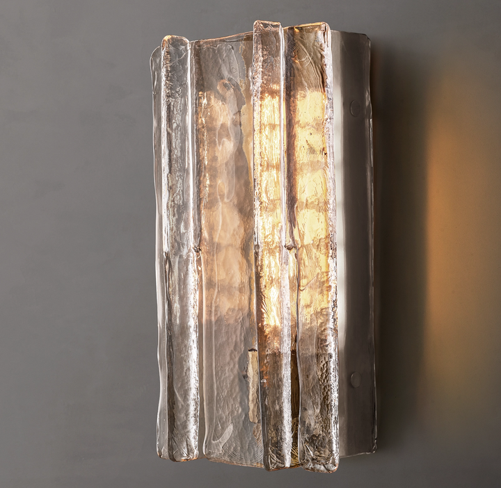 Sharon Clear Glass Sconce 15"