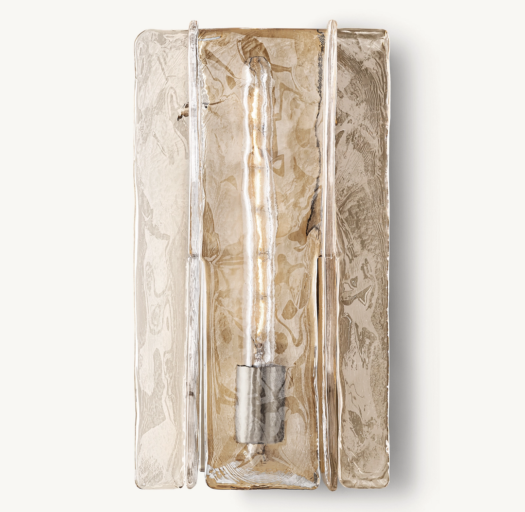 Sharon Clear Glass Sconce 15"