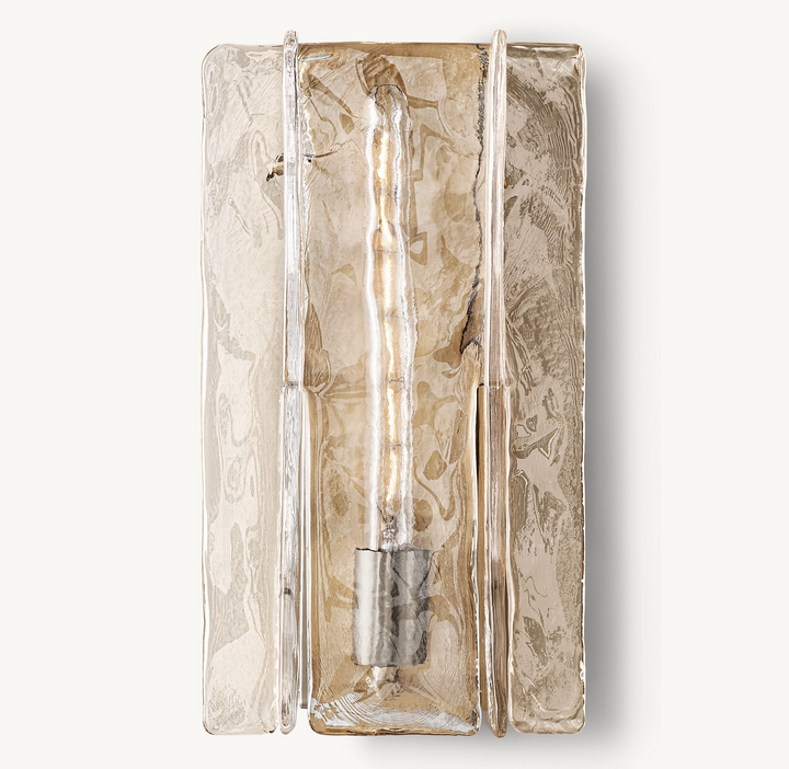 Sharon Clear Glass Sconce 15"