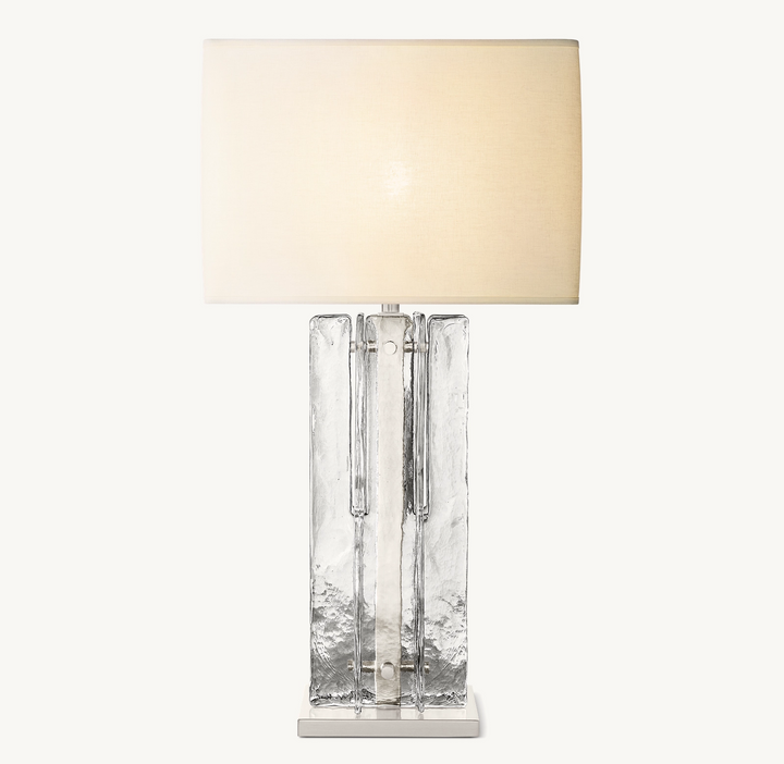 Sharon Clear Glass Table Lamp
