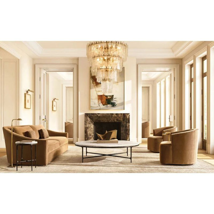 Sharon Multi-Layer Round Living Room Chandelier 47"