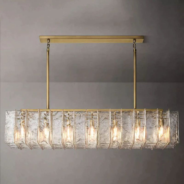 Sharon Rectangular Dining Room Chandelier 67"