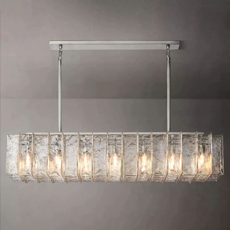 Sharon Rectangular Dining Room Chandelier 67"