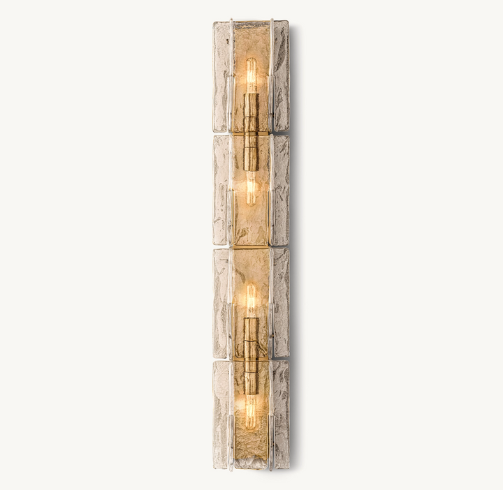 Sharon Smoke Glass Grand Sconce