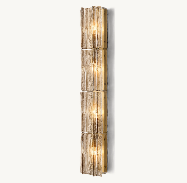 Sharon Smoke Glass Grand Sconce