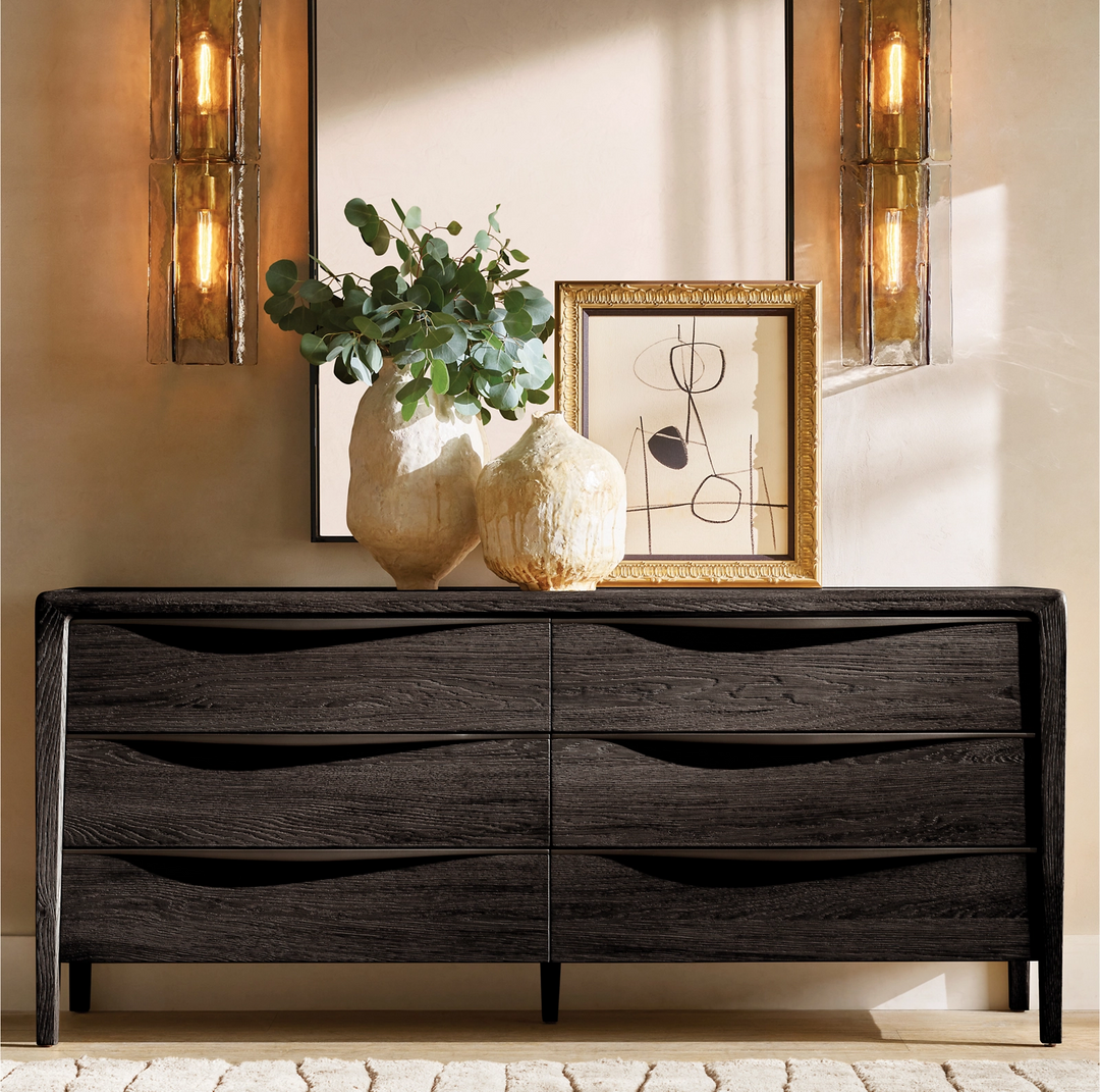 Sharon Smoke Glass Sconce 15"